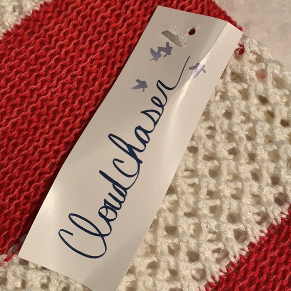 Cloud Chaser stars & stripes crocheted top with fringe size XS, NWTs - Picture 3 of 8